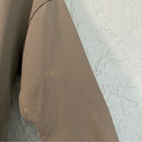 SPORTY & RICH Hoodie Sweatshirt Womens Size Small Neutral Tan - Picture 5 of 11